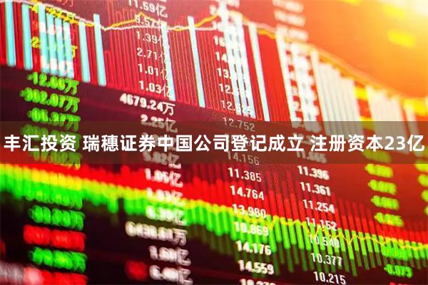 丰汇投资 瑞穗证券中国公司登记成立 注册资本23亿